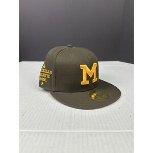 PHYSICAL CULTURE MONTICELLO ATHLETIC ASSOCIATION BLACK FIVES SNAPBACK Sz 7 1/8
